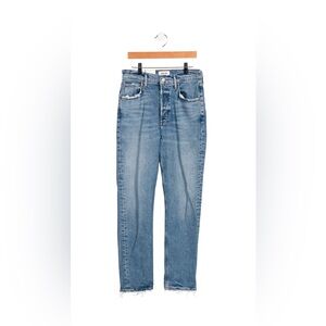 Agolde NWT High-Rise Straight Leg Jeans in Light Blue (Cove) Wash